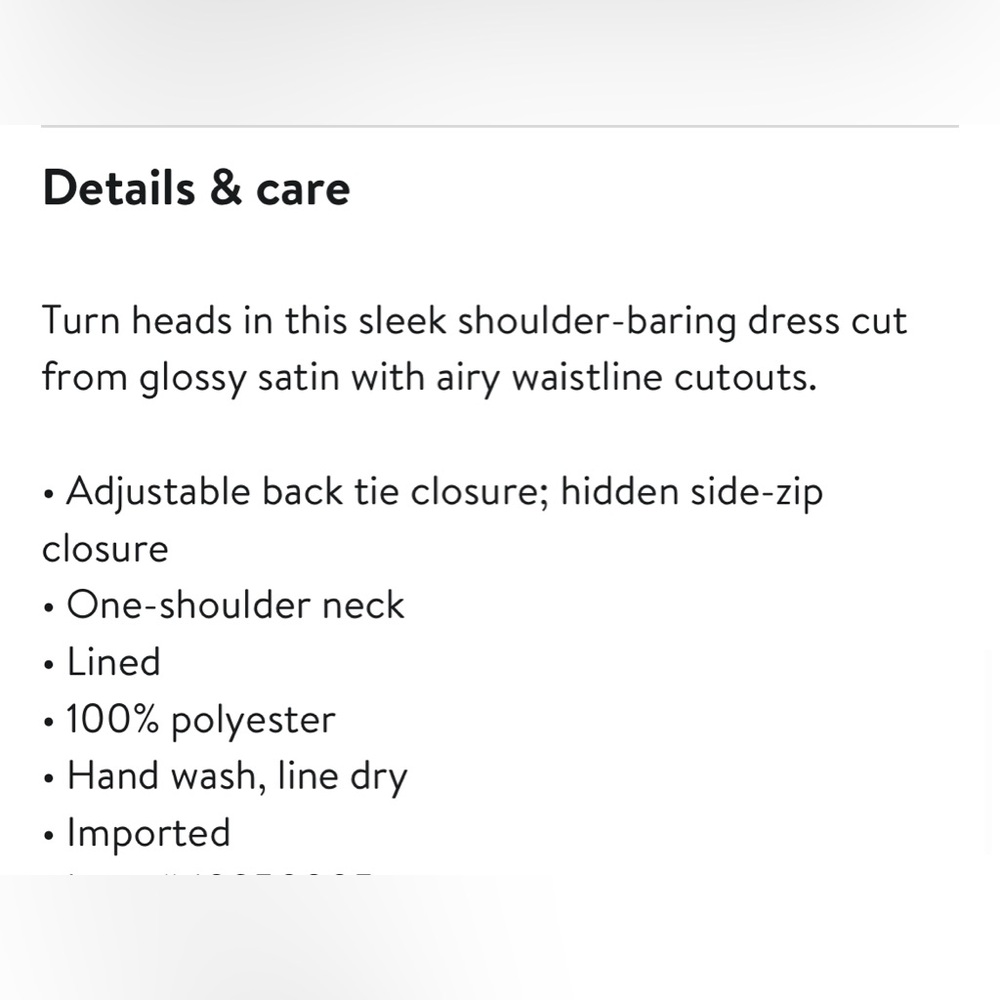 🔥 Closet Sale! Petal & Pup One-Shoulder Dress - Picture 6 of 7